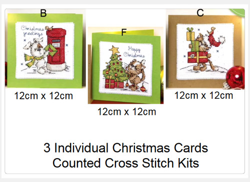 Christmas cards counted - 3,